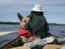 Saba in a canoe